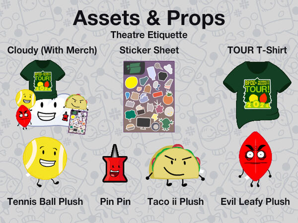 Props - BFDI & II Theatre Etiquette