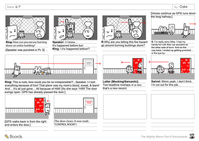 Storyboards - The Nightly Manor Ep. 6