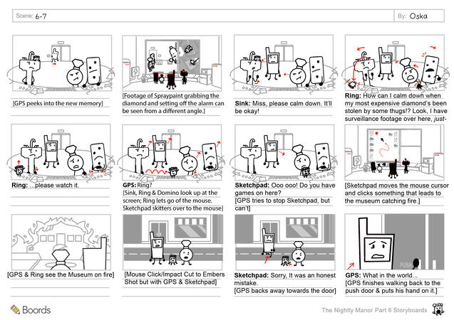 Storyboards - The Nightly Manor Ep. 6