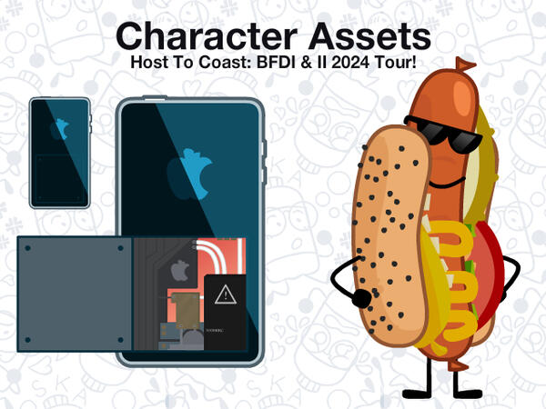 **Assets - BFDI &amp; II 2024 TOUR